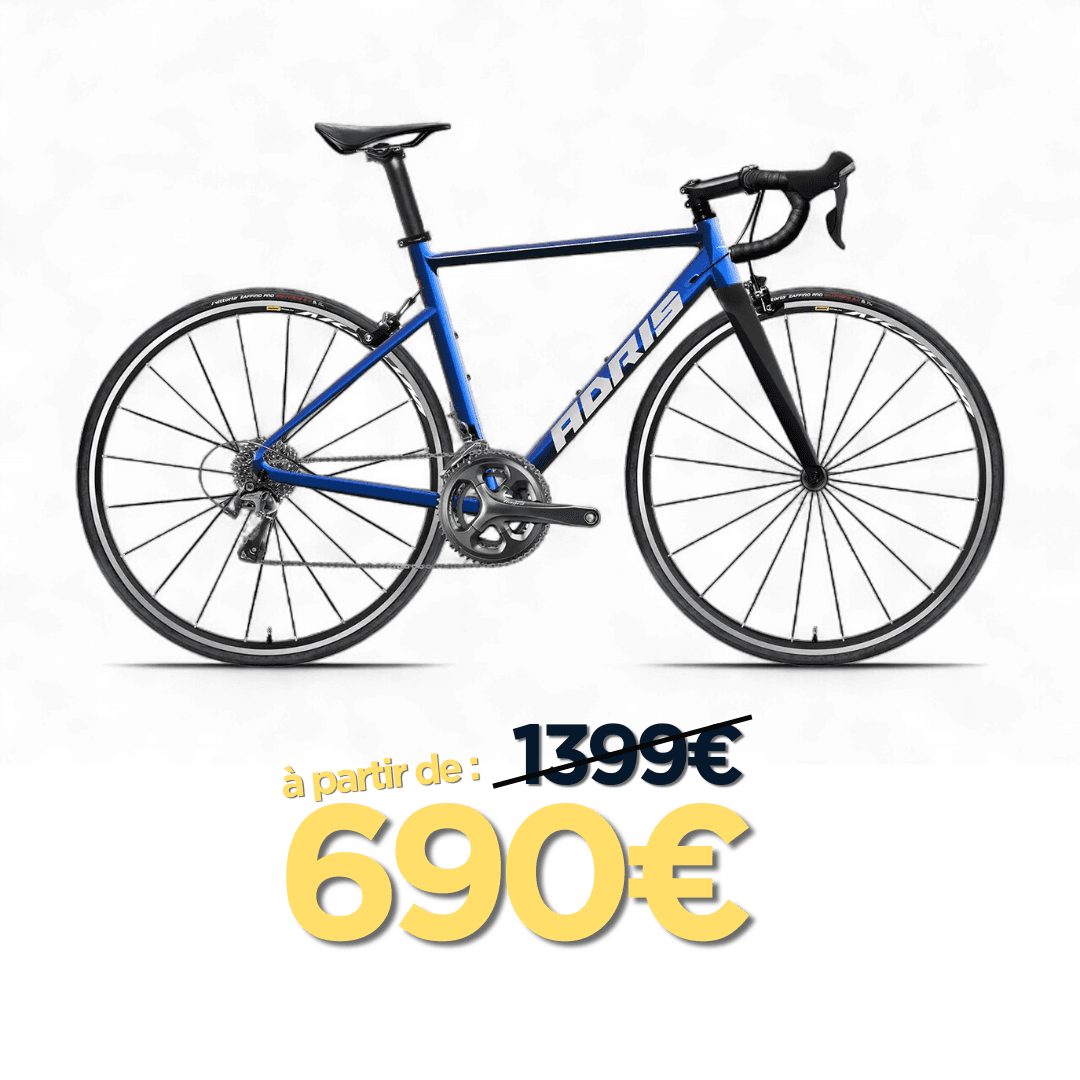 Vélo de route bleu Asphalte, proposé à partir de 690 €
