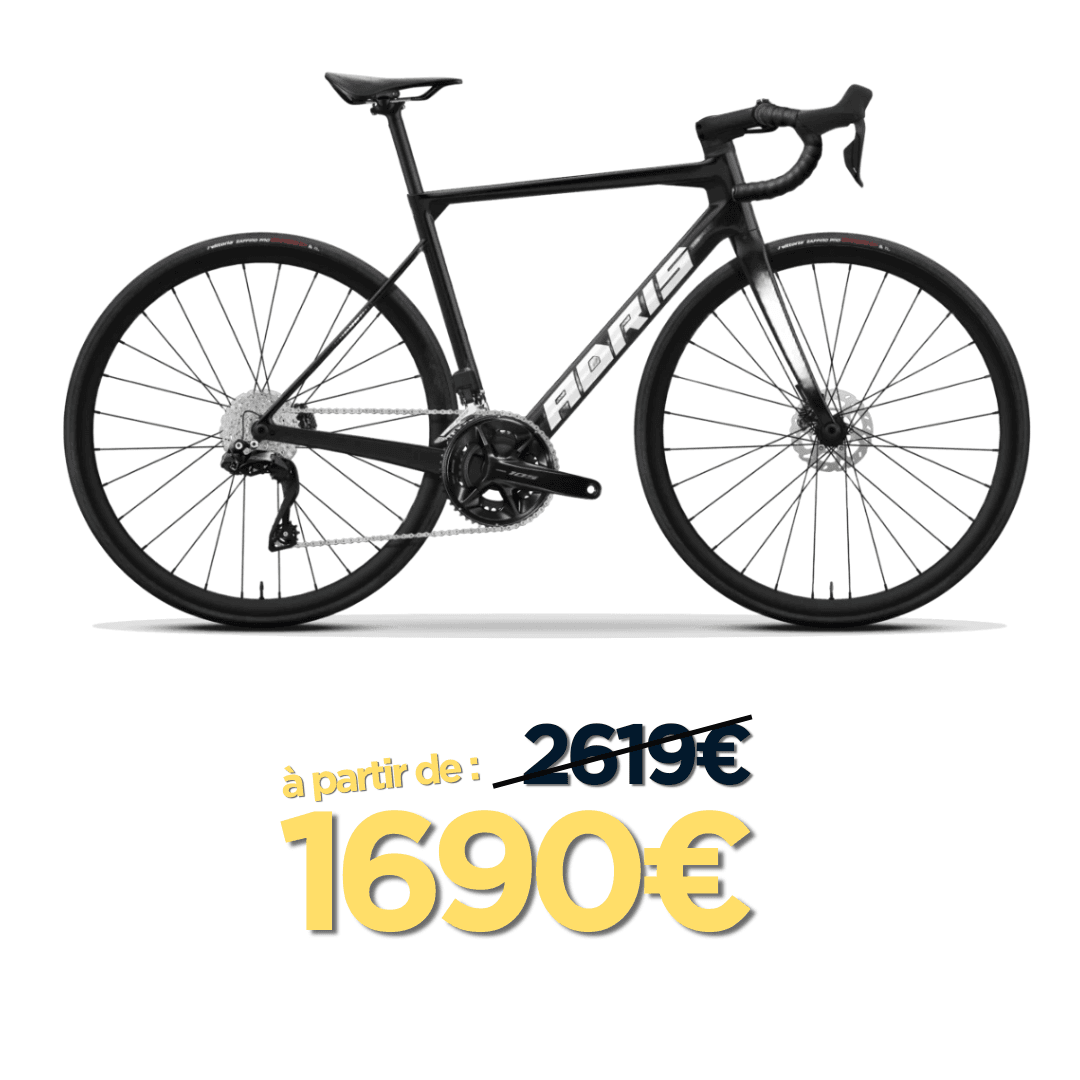Vélo de route noir Le Rouleur, proposé à partir de 1 690 €